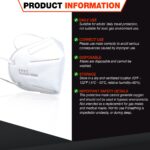Protective KN95 General Use Face Mask 5PCS/Pack